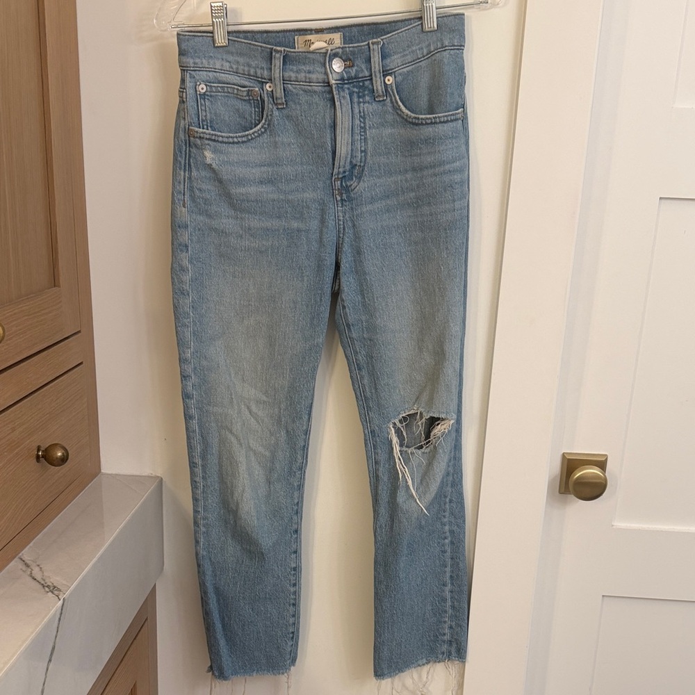 Madewell Perfect Vintage Distressed Jeans